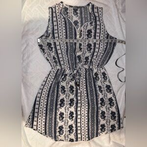 1X J for Justify Navy & White Dress